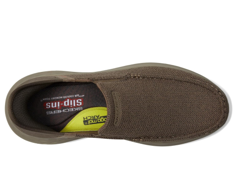 Мужские слипоны Skechers Parson Ralven 47,5 (13 US) 31,5 см Коричневый 1159842215