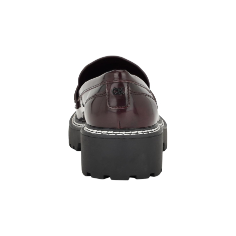Жіночі лофери Suzie Calvin Klein з екошкіри 40 (9,5 US) 26 см Бордовий 1159843282