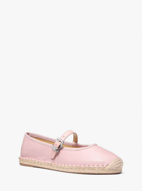 Кожаные эспадрильи Mary Jane Michael Kors слипоны 36 (6 US) 23 см Розовый 1159845885