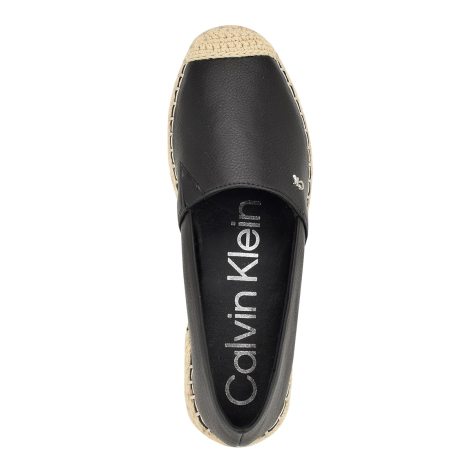 Женские эспадрильи из экокожи Calvin Klein 39,5 (9 US) 25,8 см Черный 1159848360