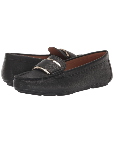 Женские лоферы Calvin Klein с металлическим декором 38 (7,5 US) 24,5 см Черный 1159854721