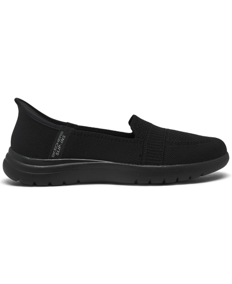 Жіночі сліпони On The Go Flex Camellia Skechers 37,5 (7,5 US) 24 см Чорний 1159856789