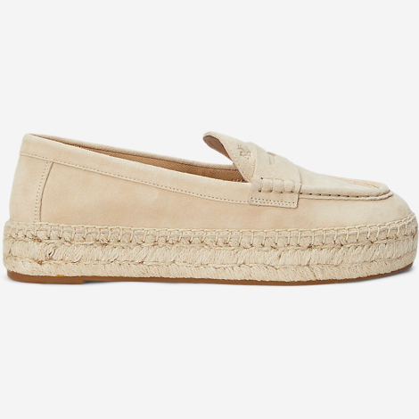 Жіночі замшеві лофери Luize Lauren Ralph Lauren еспадрільї 40,5 (9 US) 26 см Бежевий 1159861024