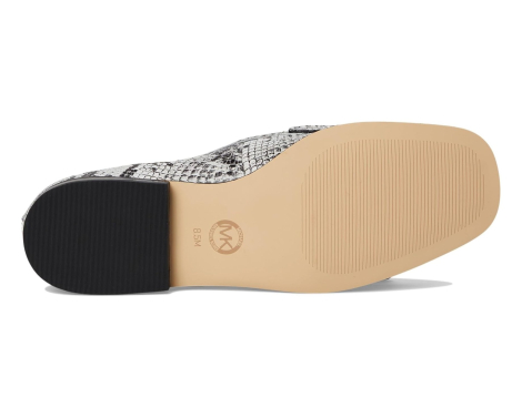 Женские кожаные лоферы Carlson Michael Kors 37 (7 US) 24 см Черный/Белый 1159861936