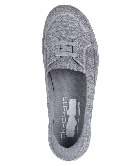 Жіночі мокасини Skechers сліпони 36,5 (6,5 US) 23,5 см Сірий 1159942920