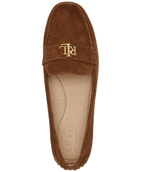 Женские замшевые лоферы Barnsbury Lauren Ralph Lauren 41 (9,5 US) 26,5 см Коричневый 1162420487
