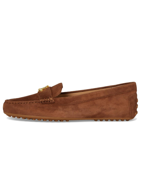 Женские замшевые лоферы Barnsbury Lauren Ralph Lauren 41 (9,5 US) 26,5 см Коричневый 1162420487
