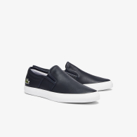 Мужские кожаные слипоны Lacoste 43 (10 US) 28 см Черный 1159839435