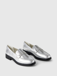 Женские лоферы GAP 40 (9 US) 26 см Серебристый 1159839699
