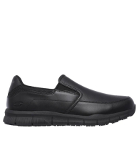 Мужские слипоны Nampa Groton Skechers из экокожи 44 (9,5 US) 29 см Черный 1159840259