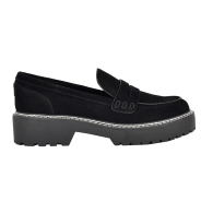 Замшеві лофери Suzie Calvin Klein 37 (6,5 US) 23,7 см Чорний 1159840590