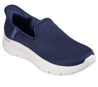 Жіночі мокасини Skechers сліпони 37,5 (7,5 US) 24,5 см Синій 1159840929