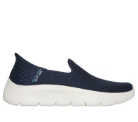 Жіночі мокасини Skechers сліпони 37,5 (7,5 US) 24,5 см Синій 1159840929