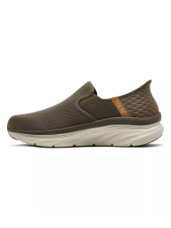 Мужские слипоны Skechers D'Lux Walker - Orford 46 (12 US) 31 см Коричневый 1159841297