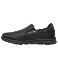Мужские слипоны Nampa Groton Skechers из экокожи 42,5 (9,5 US) 28 см Черный 1159842453
