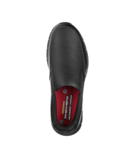 Мужские слипоны Nampa Groton Skechers из экокожи 42,5 (9,5 US) 28 см Черный 1159842453