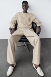 Жіночі лофери ZARA 38 (7,5 US) 25 см Бежевий 1159842972