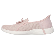 Женские слипоны Skechers с декоративной шнуровкой 36,5 (6,5 US) 23,5 см Розовый 1159849687