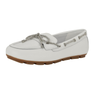 Женские кожаные лоферы Guess с бантиком из страз 39,5 (9 US) 26 см Белый 1159854361