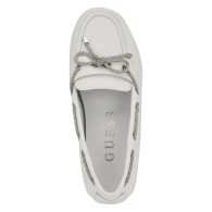 Женские кожаные лоферы Guess с бантиком из страз 39,5 (9 US) 26 см Белый 1159854361