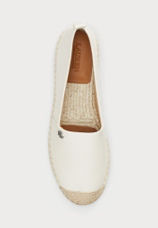 Женские эспадрильи Cameryn Lauren Ralph Lauren из натуральной кожи 37 (6,5 US) 24 см Молочный 1161447985