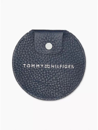 Кожаный чехол для наушников Tommy Hilfiger с логотипом 1159789180 (Синий, One size)