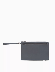 Кожаный чехол для планшета Calvin Klein сумка на молнии 1159796284 (Серый, One size)
