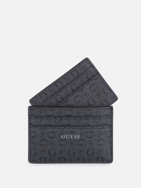 Невеликий картхолдер Guess з логотипом 1159810689 (Сірий, One size)