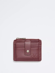 Картхолдер кошелек Calvin Klein с логотипом 1159794203 (Бордовый, One Size)