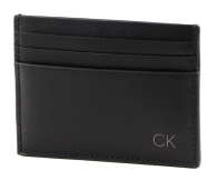 Картхолдер из гладкой кожи Calvin Klein с логотипом 1159800449 (Черный, One Size)