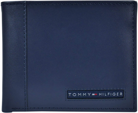 Гаманець шкіряний Tommy Hilfiger гаманець art547341 (Синій)