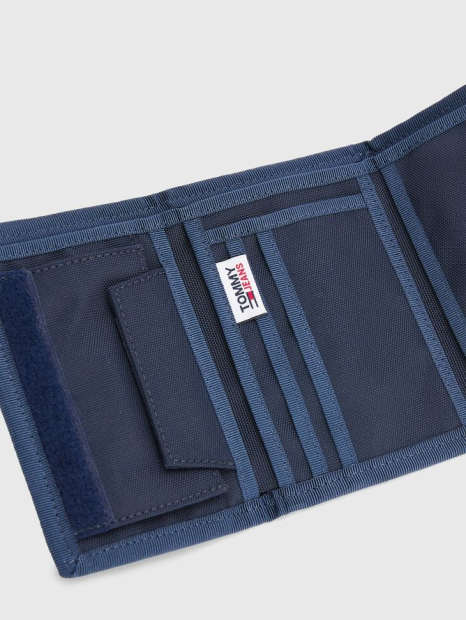 Мужской мини-кошелек Tommy Hilfiger с логотипом 1159769851 (Синий, One size)