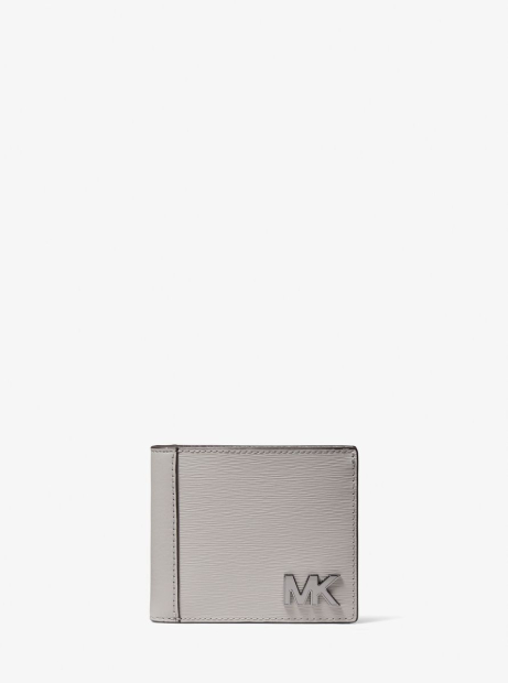 Чоловічий шкіряний гаманець Michael Kors з логотипом оригінал
