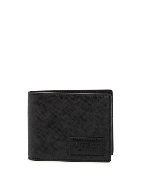 Чоловічий набір GUESS гаманець та брелок 1159794227 (Чорний, One size)