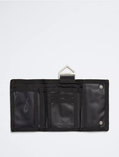 Тканинний гаманець Calvin Klein на кнопках 1159809129 (Чорний, One size)