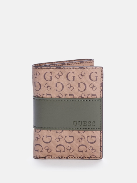 Стильный кошелек Guess с логотипом 1159809964 (Коричневый, One size)