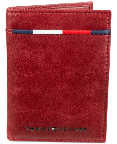 Кошелек Tommy Hilfiger с магнитным зажимом 1159820515 (Красный One size)