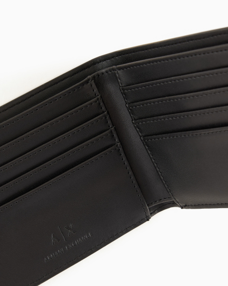 Брендовий гаманець Armani Exchange з логотипом 1159832526 (Чорний One size)