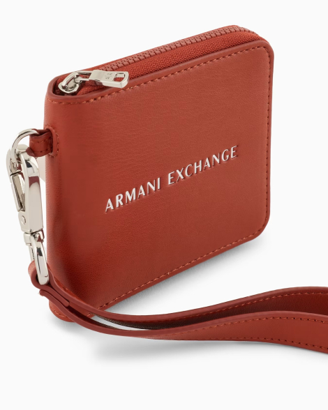 Брендовый кошелек Armani Exchange с логотипом 1159834588 (Оранжевый One size)