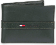 Кошелек кожаный Tommy Hilfiger бумажник портмоне art785968 (Зеленый)