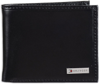 Кошелек кожаный Tommy Hilfiger бумажник портмоне art340759 (Черный)