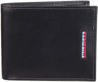 Кошелек кожаный Tommy Hilfiger бумажник портмоне art781930 (Черный)