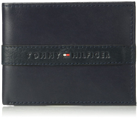 Кошелек кожаный Tommy Hilfiger бумажник портмоне 1159771658 (Синий, One size)