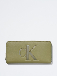 Стильный кошелек Calvin Klein с логотипом 1159772706 (Зеленый, One size)