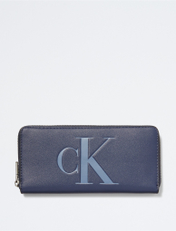 Стильный кошелек Calvin Klein с логотипом 1159773679 (Синий, One size)