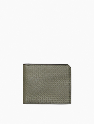 Кожаный кошелек Calvin Klein с логотипом 1159776239 (Зеленый, One size)