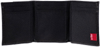 Мужской кошелек Levi's бумажник с логотипом 1159776529 (Черный, One size)