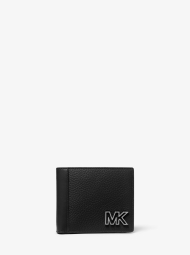Мужской кожаный кошелек Michael Kors с логотипом 1159784169 (Черный, One size)