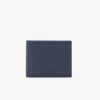 Мужской кошелек Lacoste бумажник с логотипом 1159788280 (Синий, One size)
