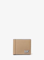 Мужской кожаный кошелек Michael Kors с логотипом 1159789661 (Бежевый, One size)